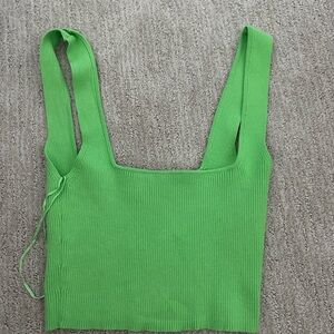 Zara Ribbed Knit Tank Top